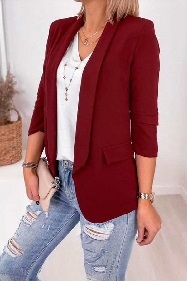 blazer feminino acinturado bouchic