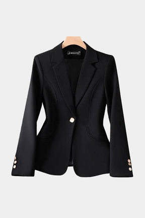 blazer feminino alfaiataria preto