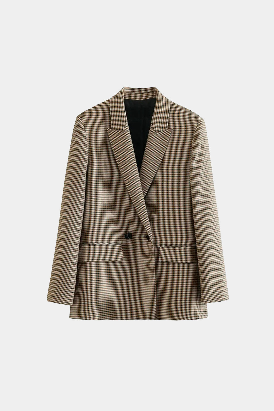 blazer feminino alfaiataria xadrez