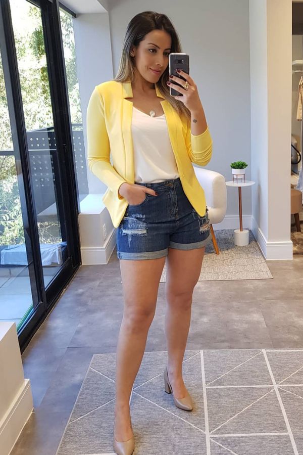 blazer feminino casual bouchic