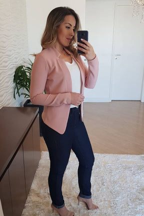 blazer feminino casual bouchic