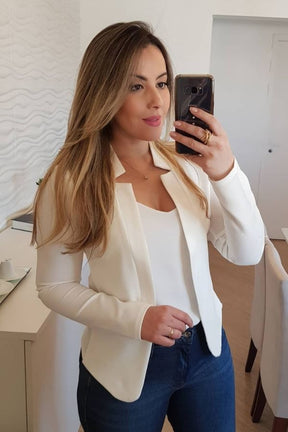 blazer feminino casual bouchic
