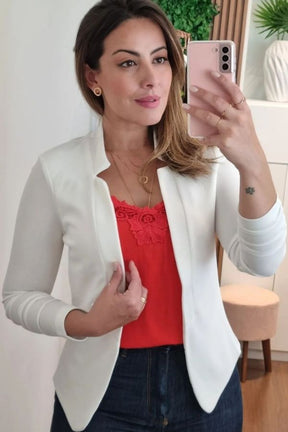 blazer feminino casual bouchic