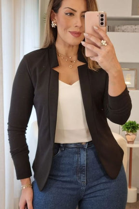 blazer feminino casual bouchic