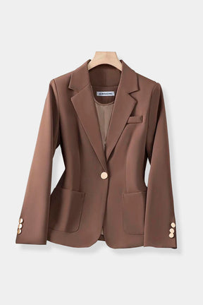 Blazer Feminino Alfaiataria Forrado