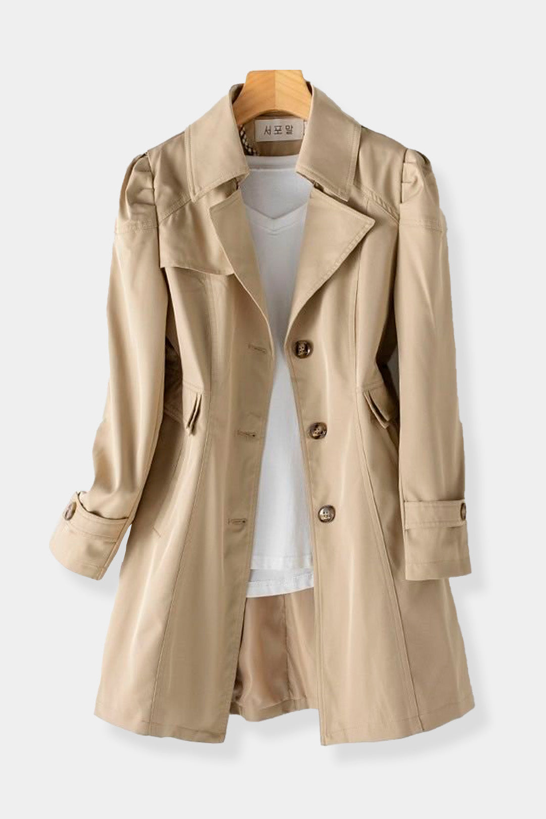 sobretudo feminino casual alongado